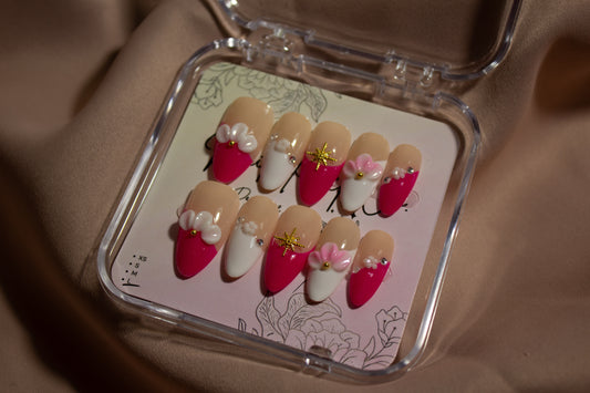 White Pink tip